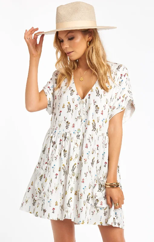 Odessa Dress ~ Mini Pressed Floral