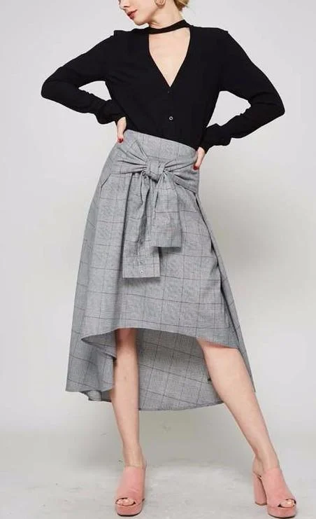 Plaid Shirt Skirt