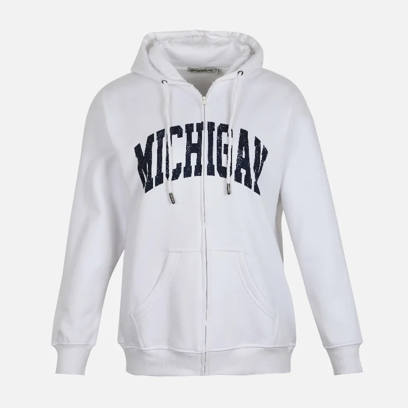 WOMEN FLEECE FULL-ZIP HOODIE