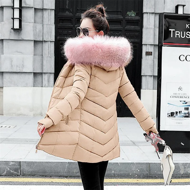 Khaki Pink Fur