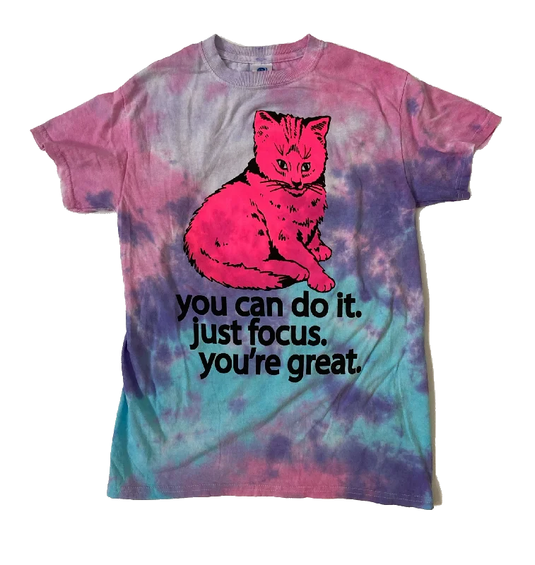 Focus Cat T-shirt - Cotton Candy (Youth)