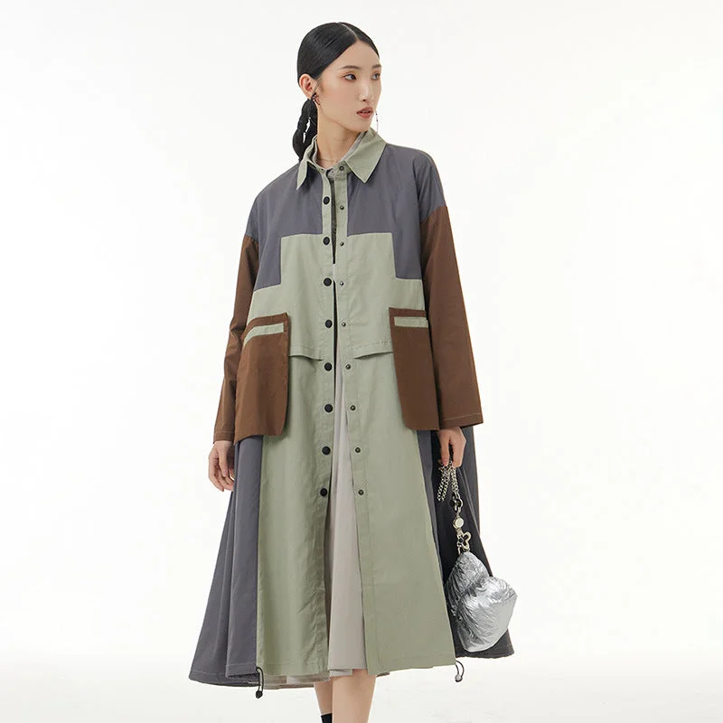 Fashion Designed Plus Sizes Women Trench Coats