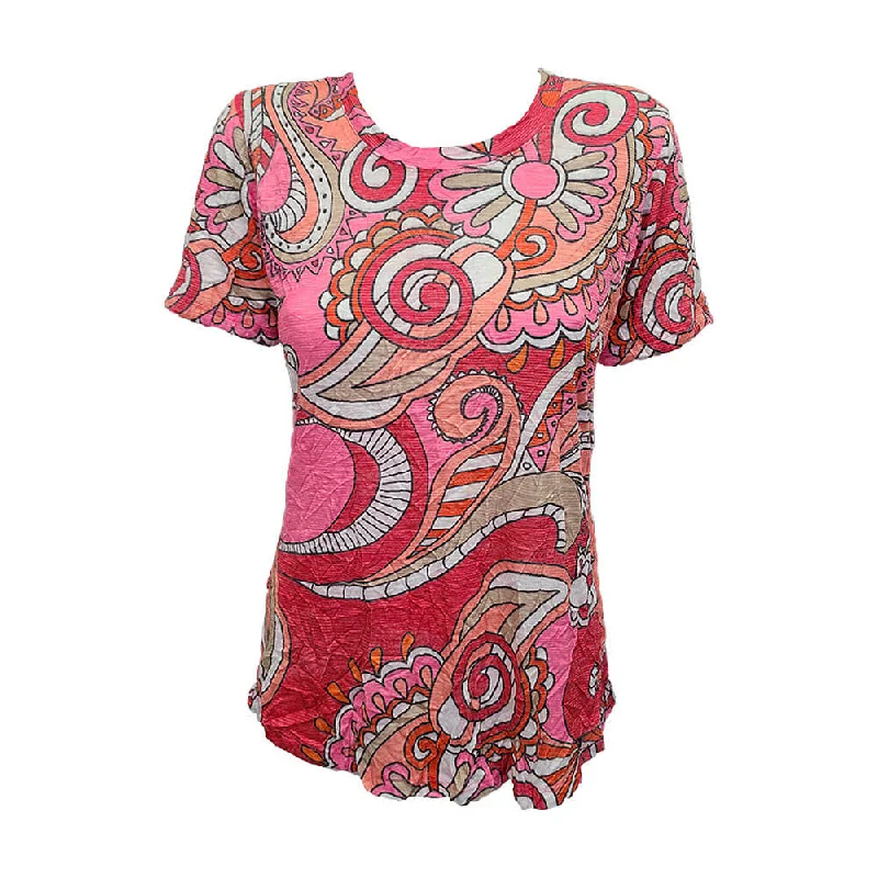 David Cline Alora Short Sleeve Crew Neck - Rose