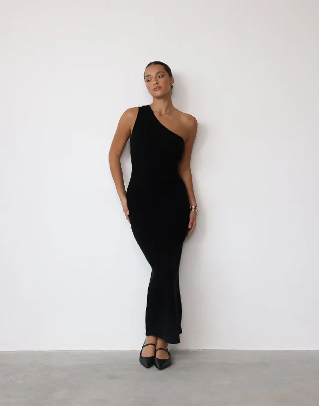 Aubany Maxi Dress (Black)