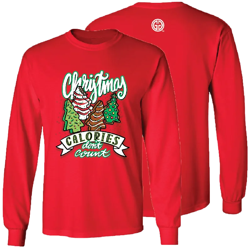 Christmas Calories Red LS-2614