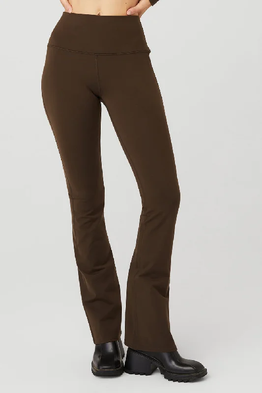 Airbrush High-Waist Bootcut Legging - Espresso