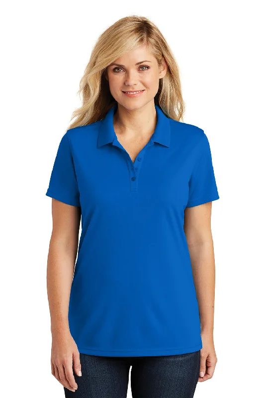 Port Authority Womens Dry Zone Moisture Wicking Short Sleeve Polo Shirt - True Royal Blue