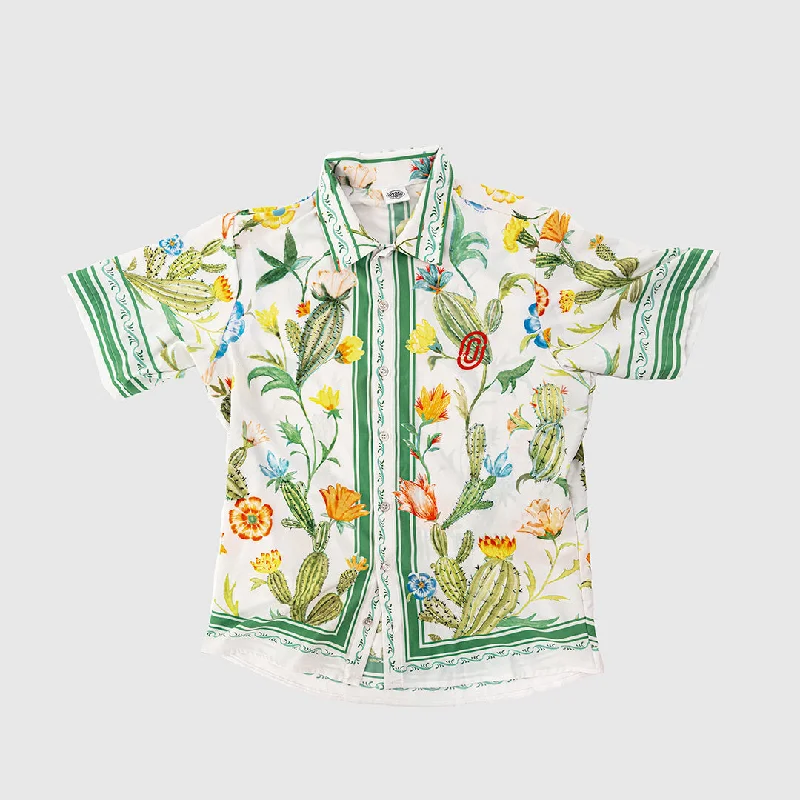 Cactus Flower Resort Shirt