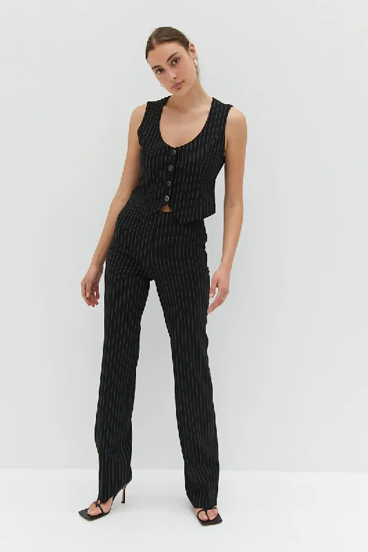 Harlow Vest - Pinstripe