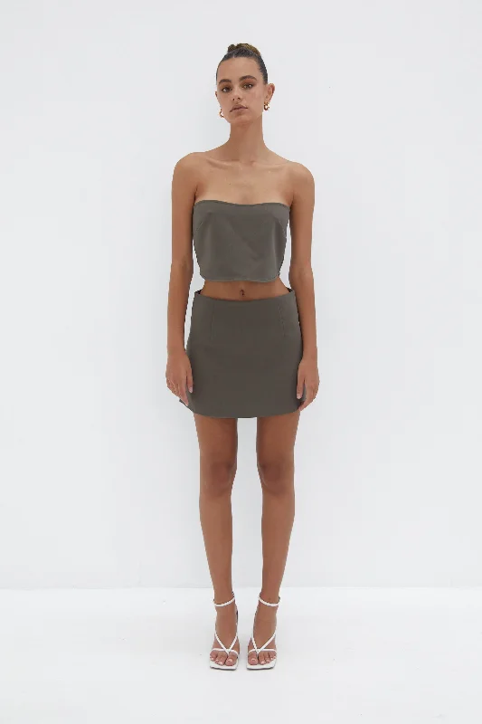 Jayden Tube Top - Khaki