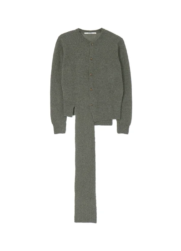 Alp/Ny/W Plain Stitch Design Cardigan