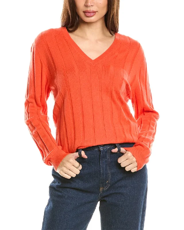 Malo Cashmere Wide Rib Wool & Cashmere-Blend Sweater