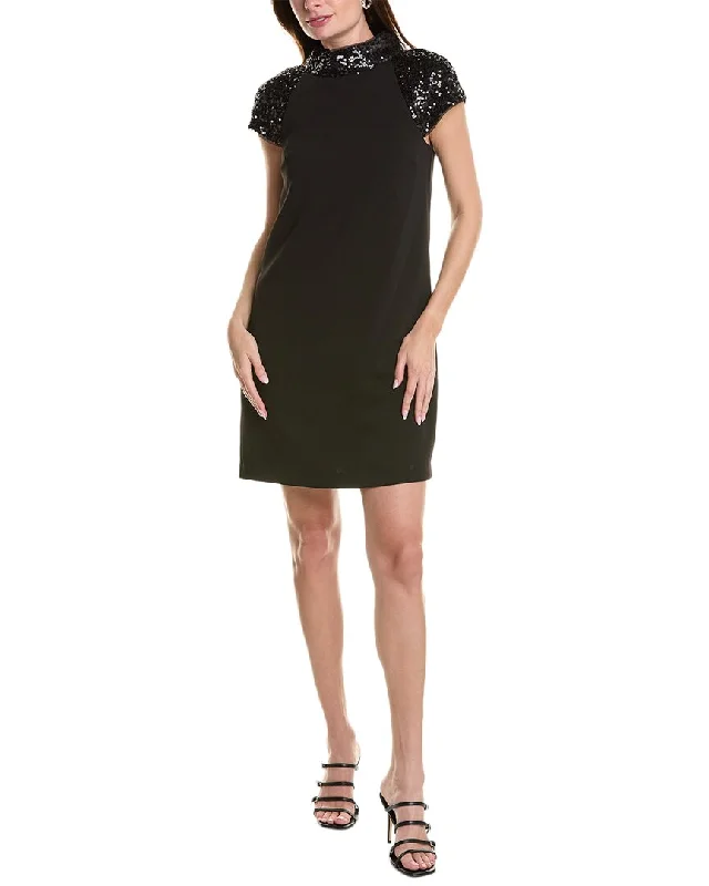 Badgley Mischka A-Line Shift Dress