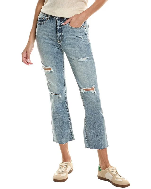 DAZE DENIM Daze Shy Girl High Rise Crop Flare Jean