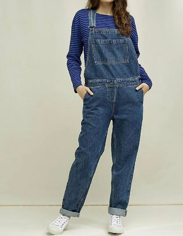 Denim Overall In Medium Blue