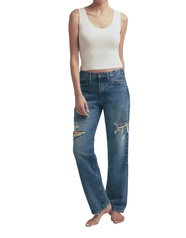 Tommy Mid Rise Boyfriend Jeans In Boston