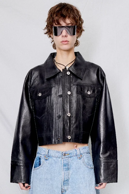 Black Phyllis Jean Jacket