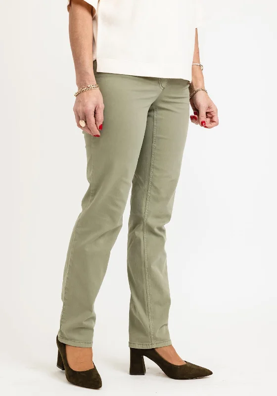 Gerry Weber Straight Leg Jeans, Green