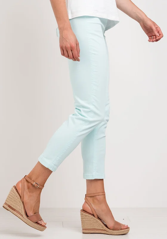 Robell Bella 09 Slim Fit Crop Jeans, Pale Blue