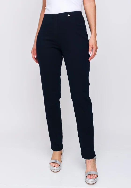 Robell Bella Stretch Denim Jeans, Navy