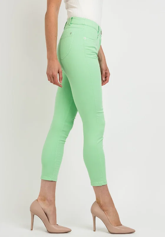 Robell Elena 09 Skinny Crop Jeans, Paradise Green