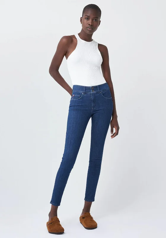 Salsa Push In Secret Soft Touch Skinny Jeans, Dark Blue