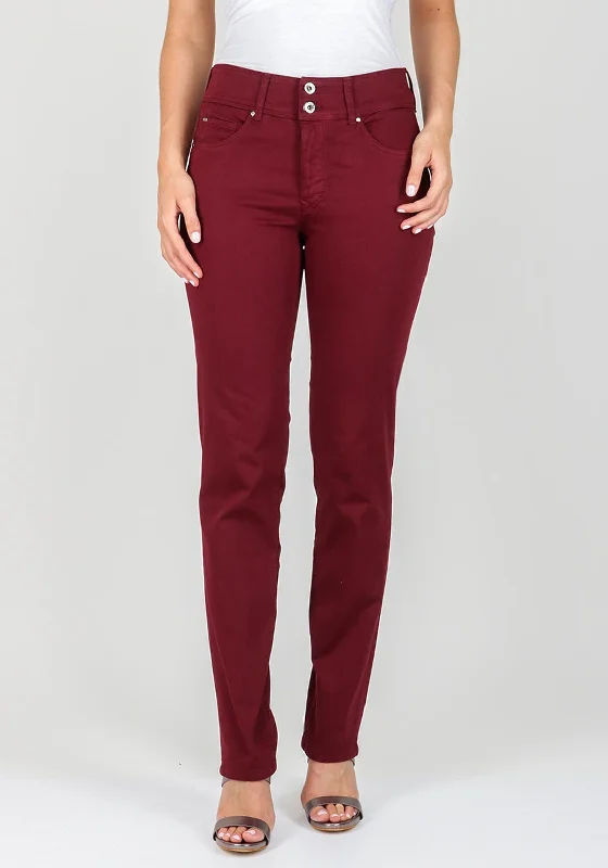 Salsa Secret Push in Slim Leg Jeans, Wine