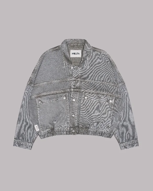 The Khaki Faded Denim Jacket