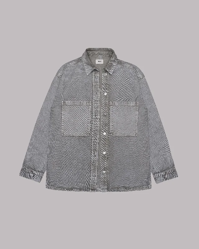 The Khaki Faded Denim Overshirt